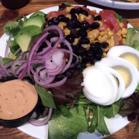 Gluten-free Mexican salad from Zody's at Sterling